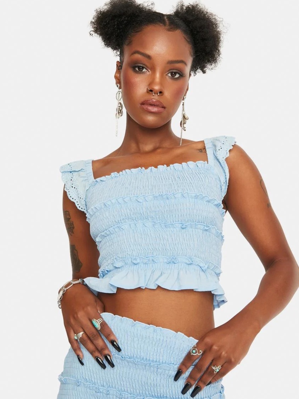 Le Lis Crop Top Size Small
